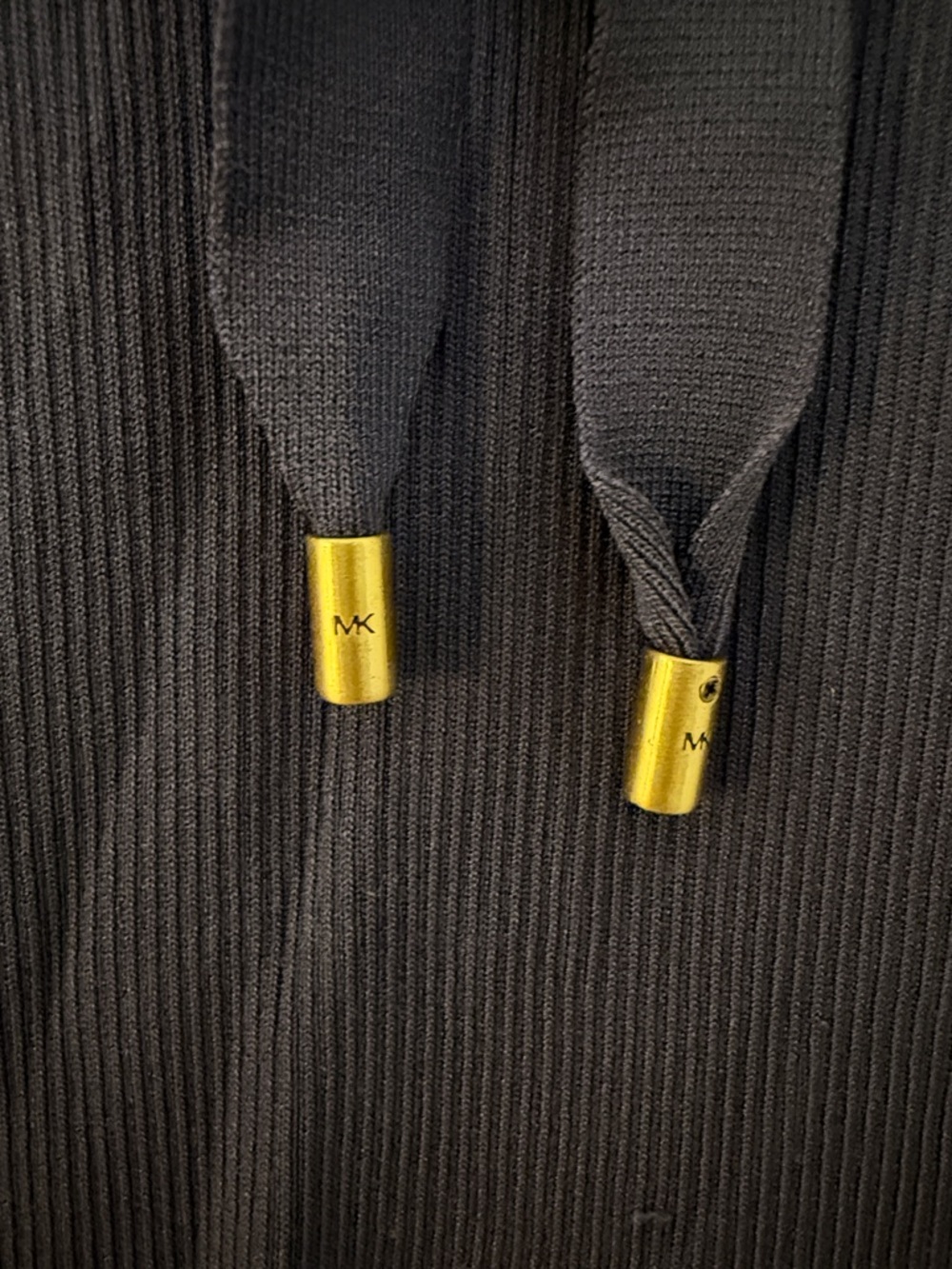 MICHAEL Michael Kors Logo Tape Hoodie Dress in True Navy Size Large - Picture 7 of 9